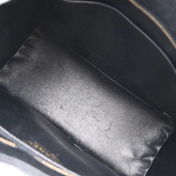 Authentic Chanel Black Calfskin Medallion Tote Handbag - Picture 6 of 10